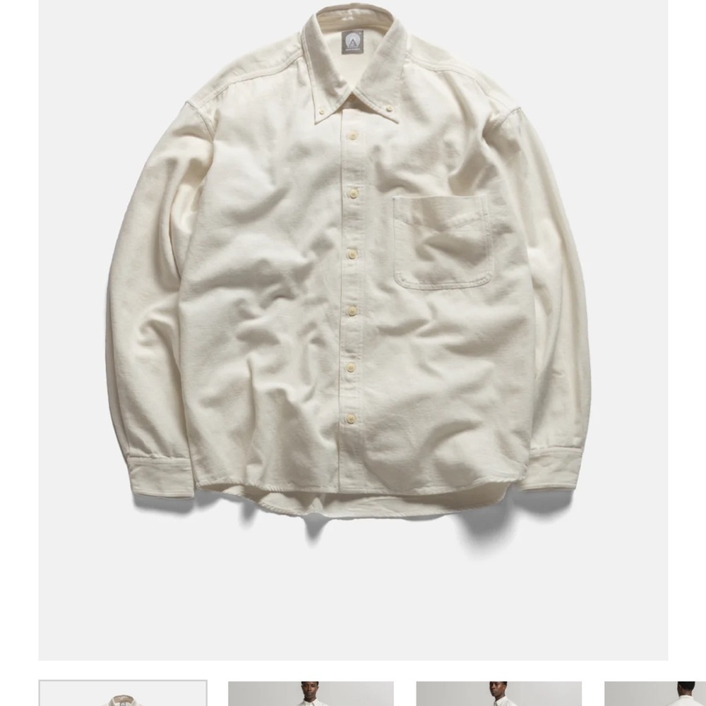 18 East Eighteen East NWT JESPER VINTAGE BUTTON DOWN SHIRT - OXFORD. Size M